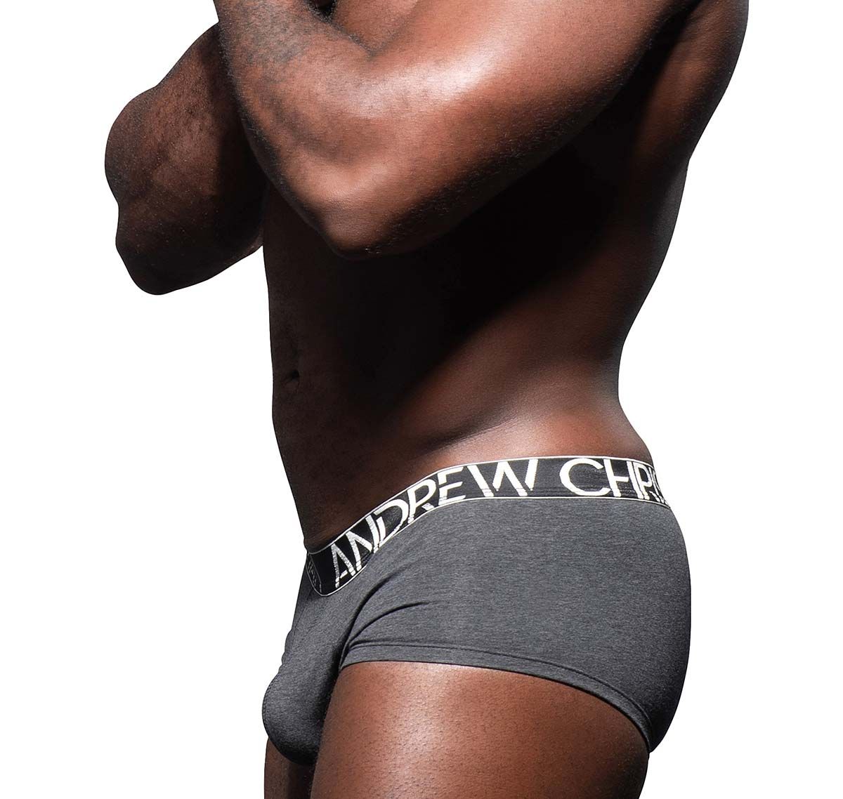 Andrew Christian Bóxer HAPPY MODAL BOXER W/ Almost Naked 93109, gris