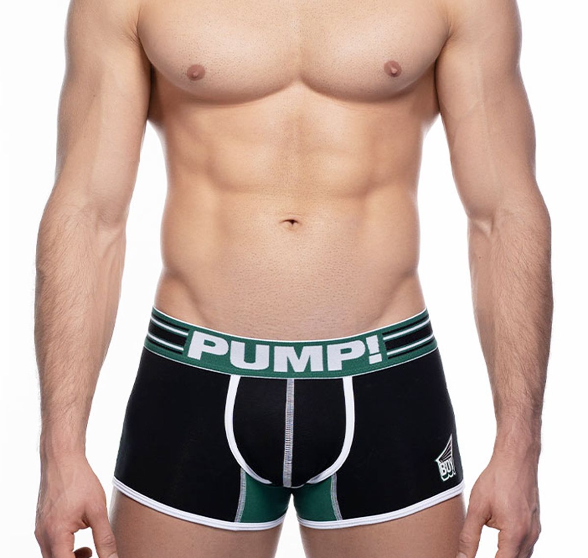 PUMP! ondergoed boxer BOOST BOXER 11101, zwart-groen