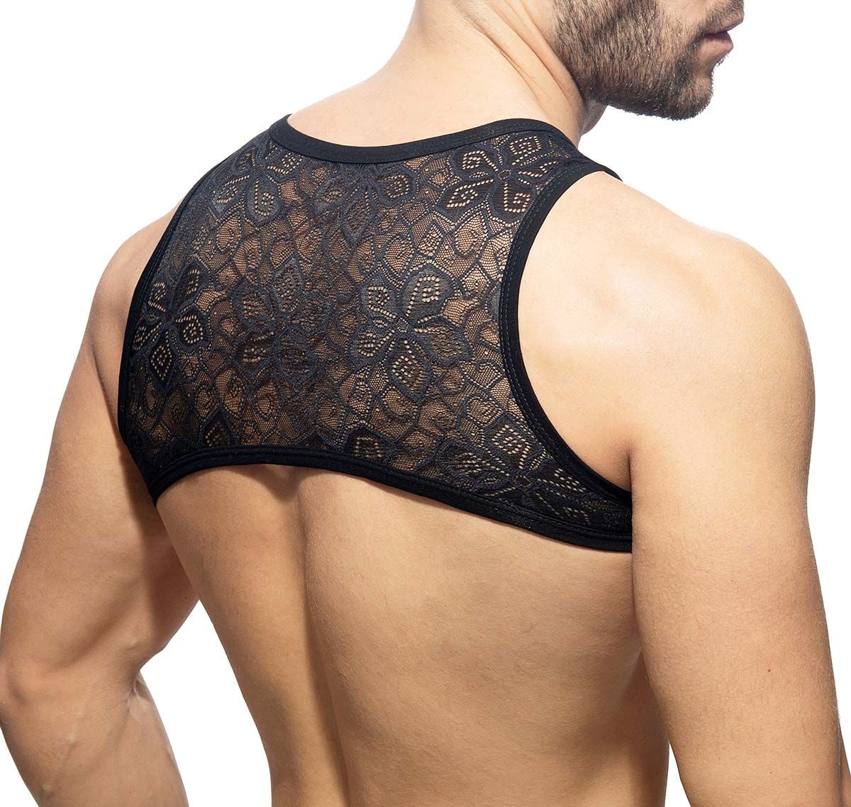 Addicted Harness FLOWERY LACE HARNESS AD1173, schwarz