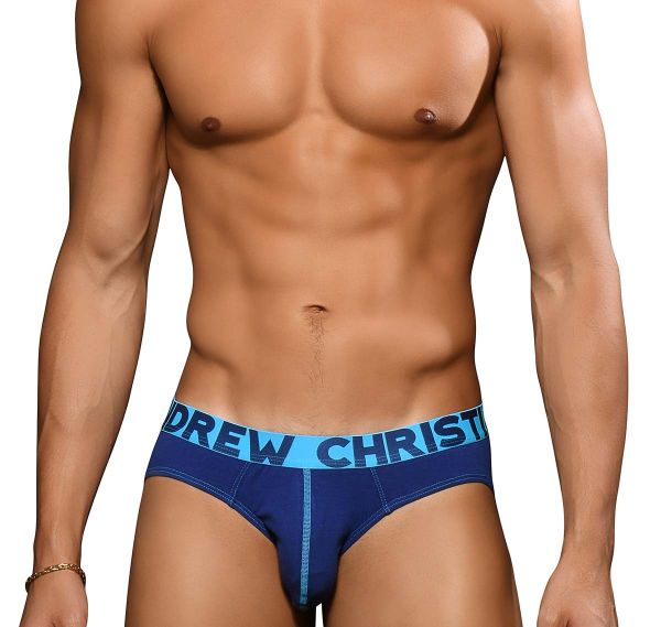 Andrew Christian Slip HAPPY BRIEF w/ Almost Naked 92744, blu navy