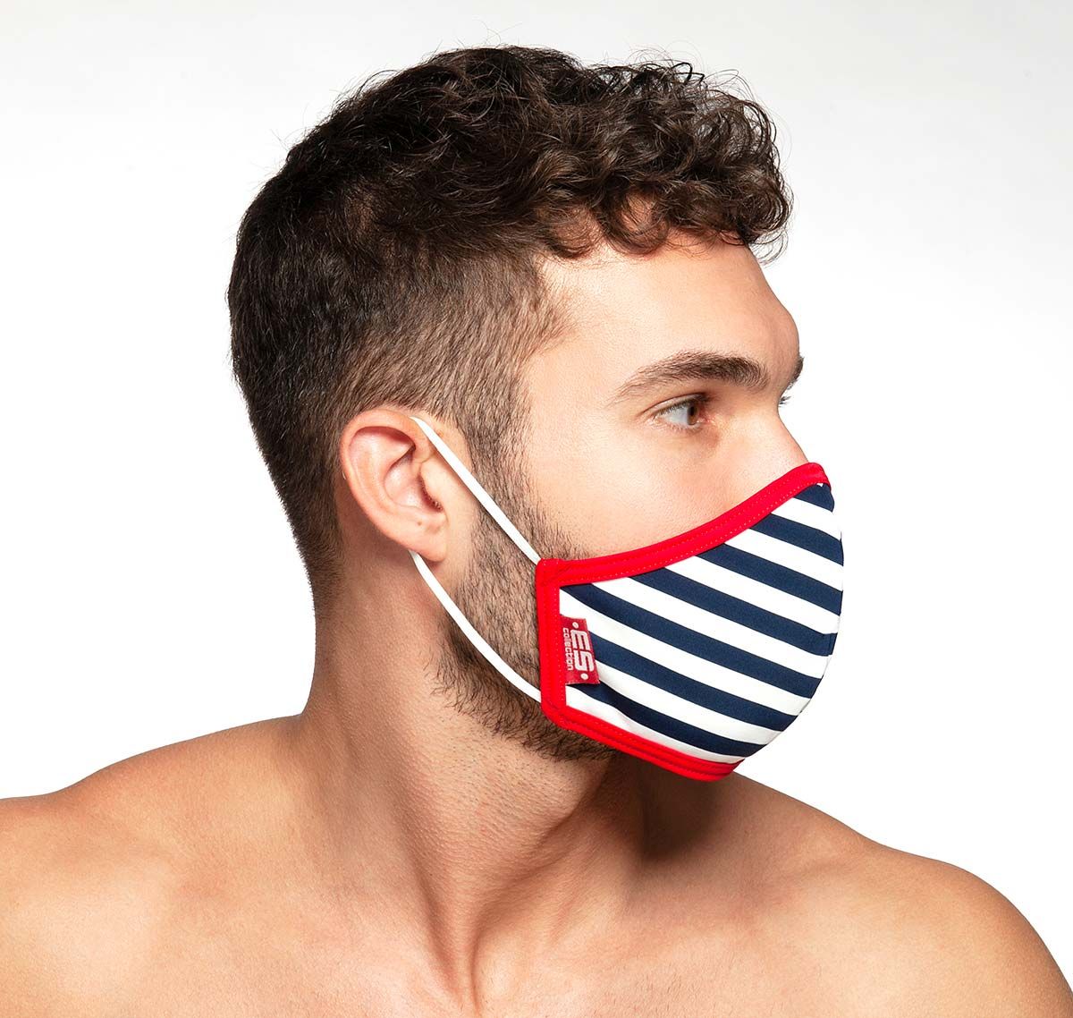 ES Collection Face mask SAILOR MASK AC103, red