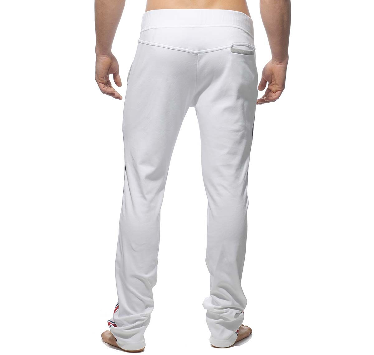 Addicted lange Sporthose LONG TIGHT PANT INTERCOTTON AD335, weiß