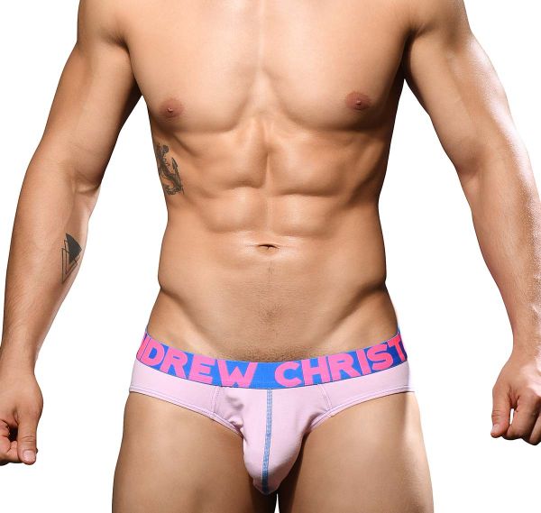 Andrew Christian Herrenslip HAPPY BRIEF w/ Almost Naked 92744, pink