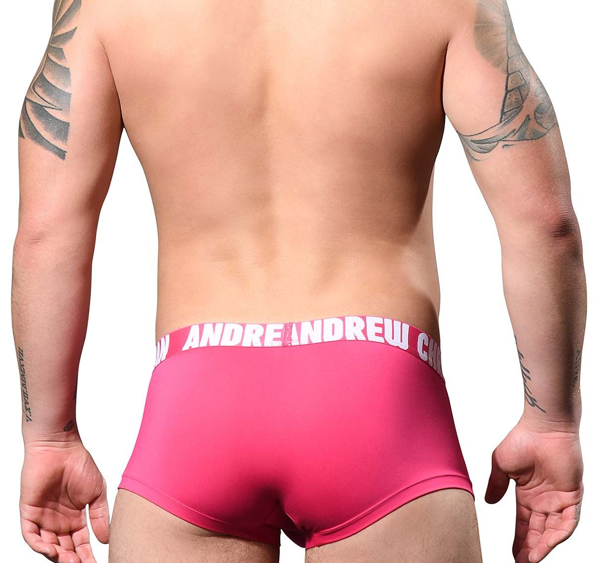 Andrew Christian Boxer SLOW FASHION ECO COLLECTIVE BOXER w/Almost Naked 93202, rosa