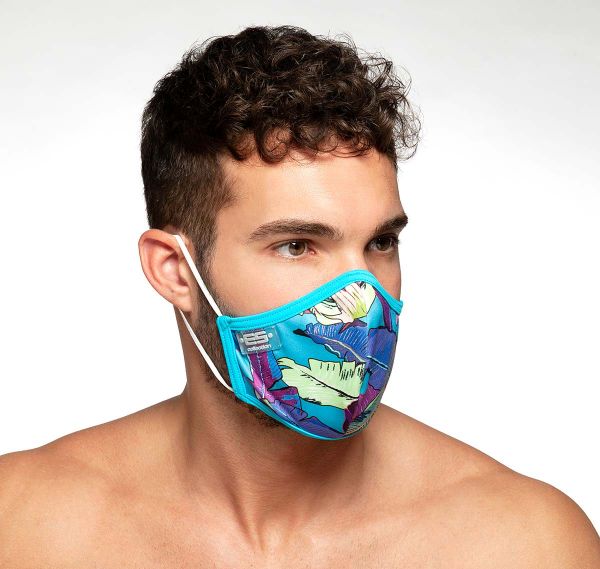ES Collection Mascherina LEAVES MASK AC101, multicolore