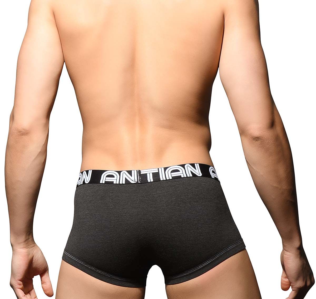 Andrew Christian Boxers FLY TAGLESS BOXER w/ ALMOST NAKED 92588, grigio