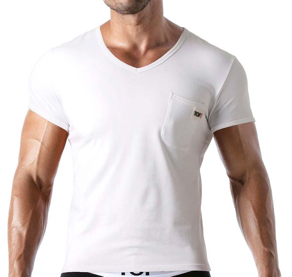 TOF Camiseta FRENCH T-SHIRT WHITE TOF167B, blanco 