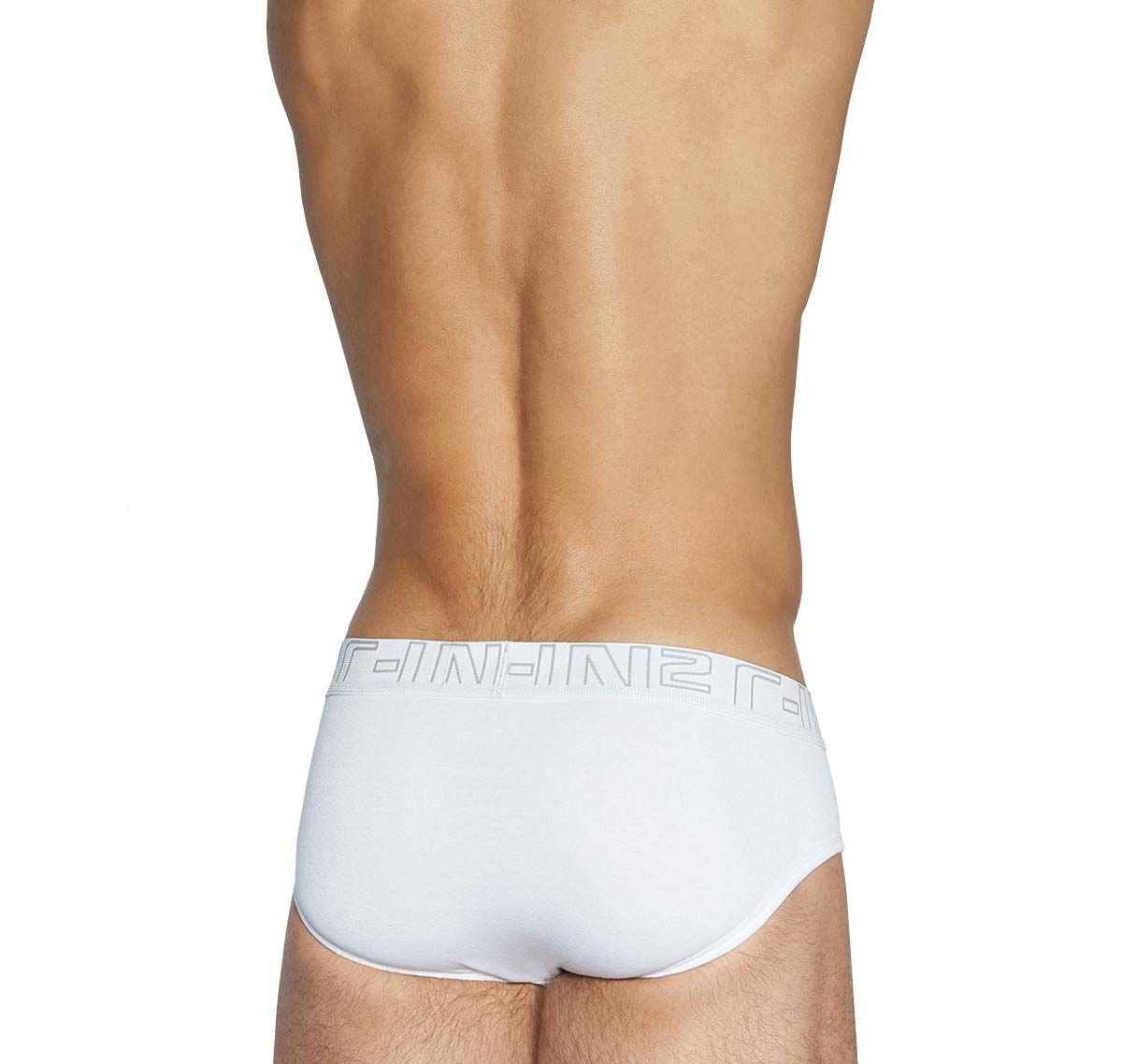 C-IN2 3 Paquet Slips BI-FLY MID RISE BRIEF 1325-100, blanc