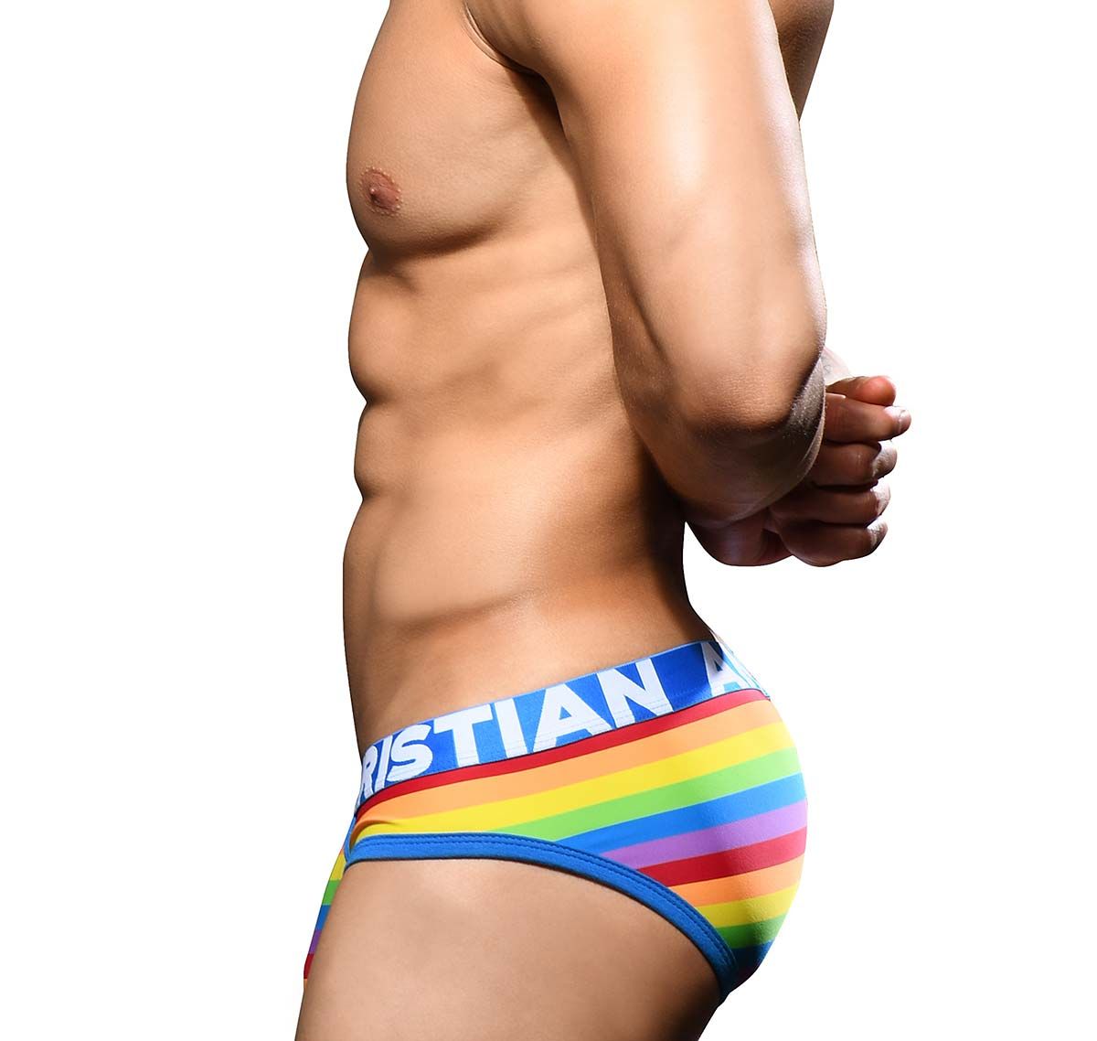 Andrew Christian Brief PRIDE STRIPE FLY BRIEF w/ ALMOST NAKED 92779, multicolor