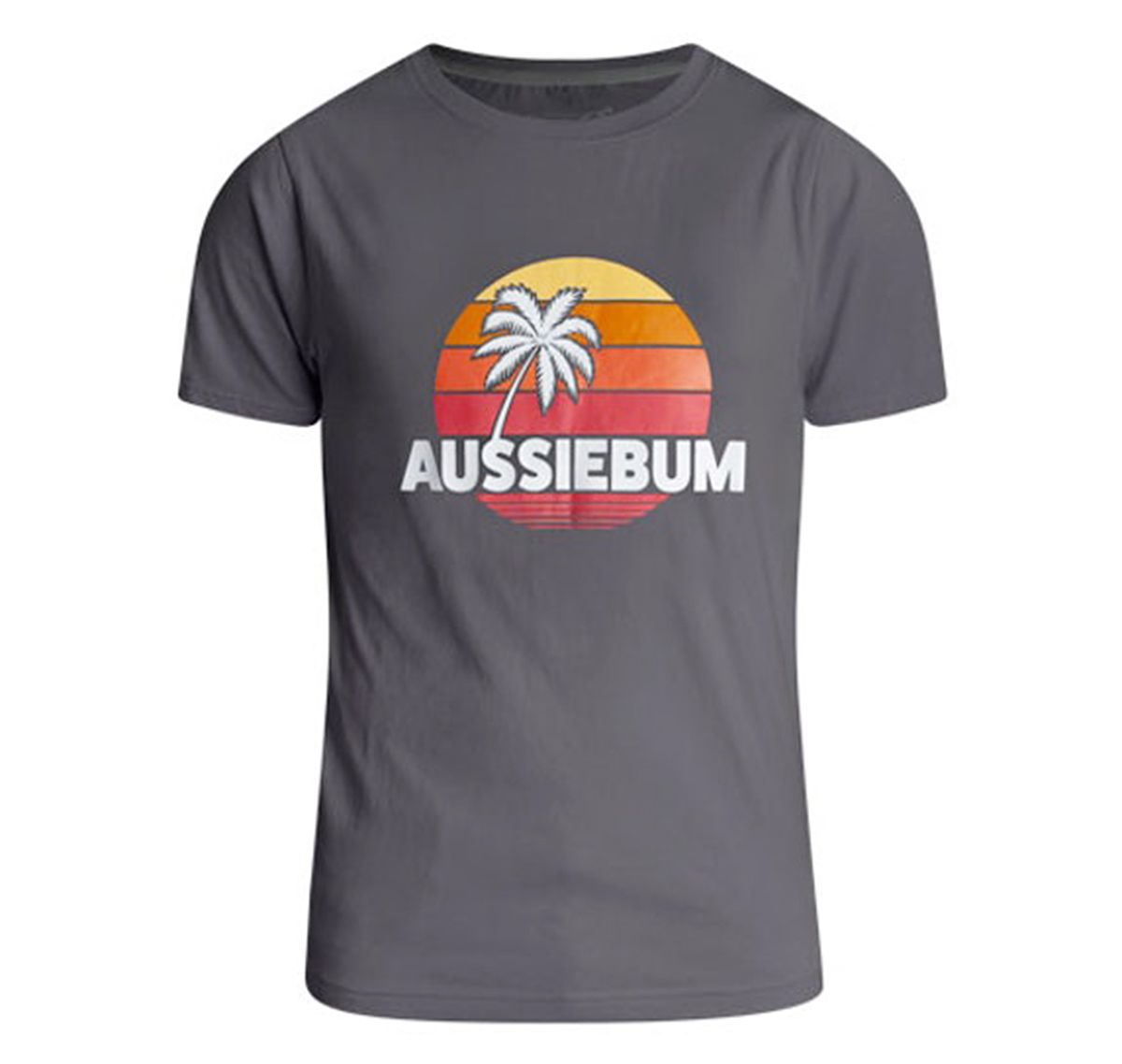 aussieBum T-Shirt DESIGNER TEE PALM, grey