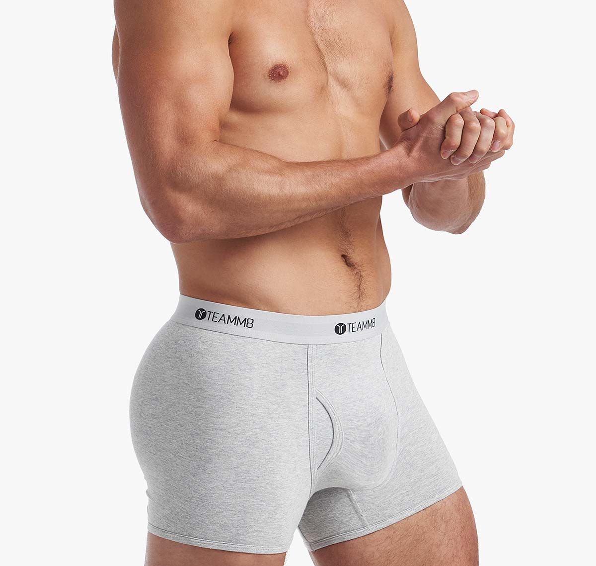 TEAMM8 Boxers CLASSIC COTTON TRUNK, grey