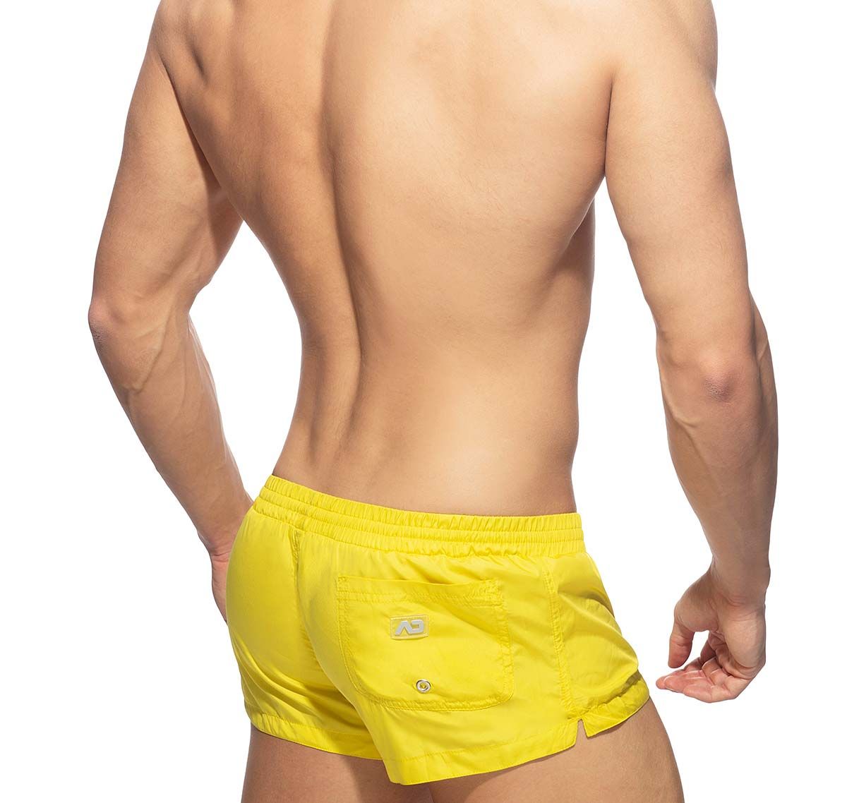 Addicted Pantaloncini da bagno BASIC MINI SWIM SHORT ADS111, giallo