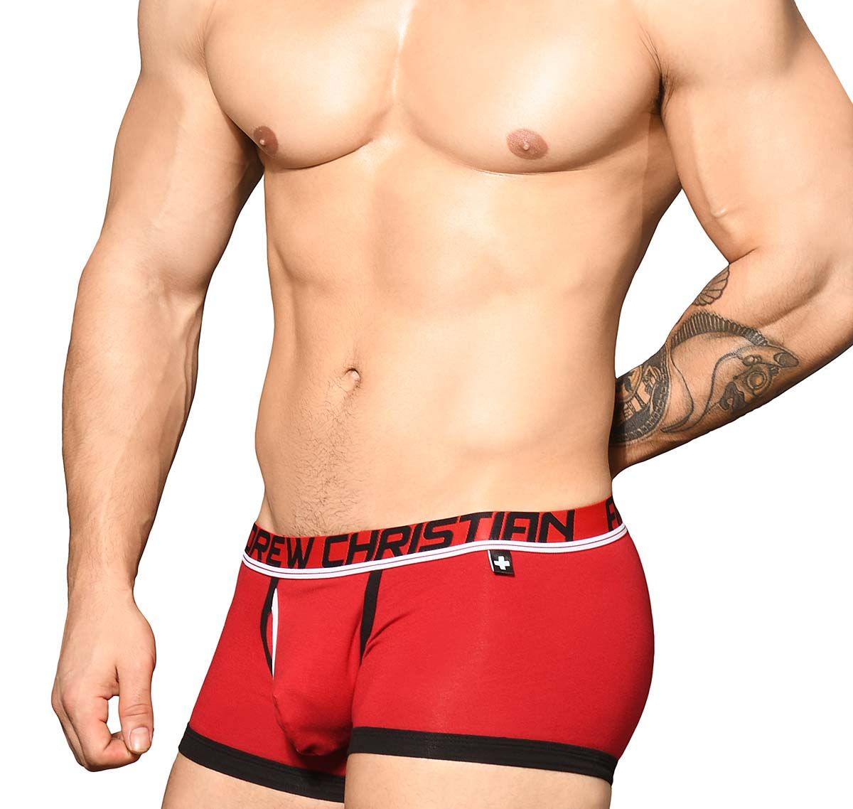 Andrew Christian Fly Tagless Boxer w/ Almost Naked 91091 