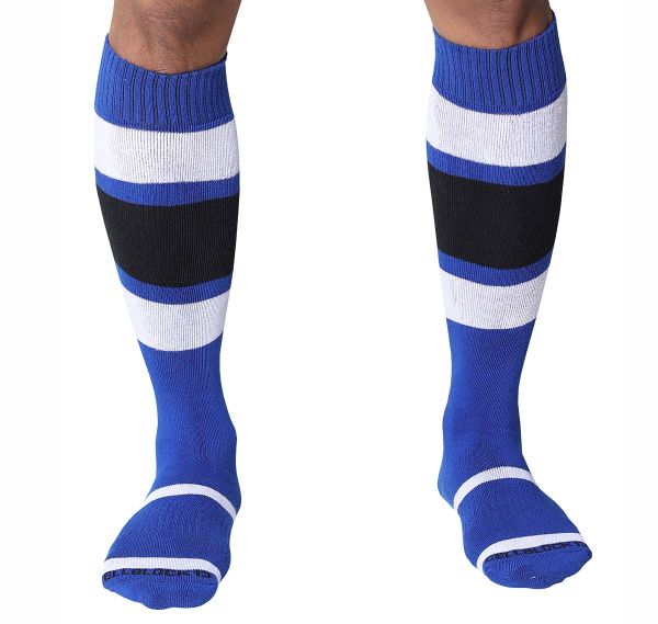 Cellblock 13 Sports socks HALFBACK KNEE HIGH SOCK, blue