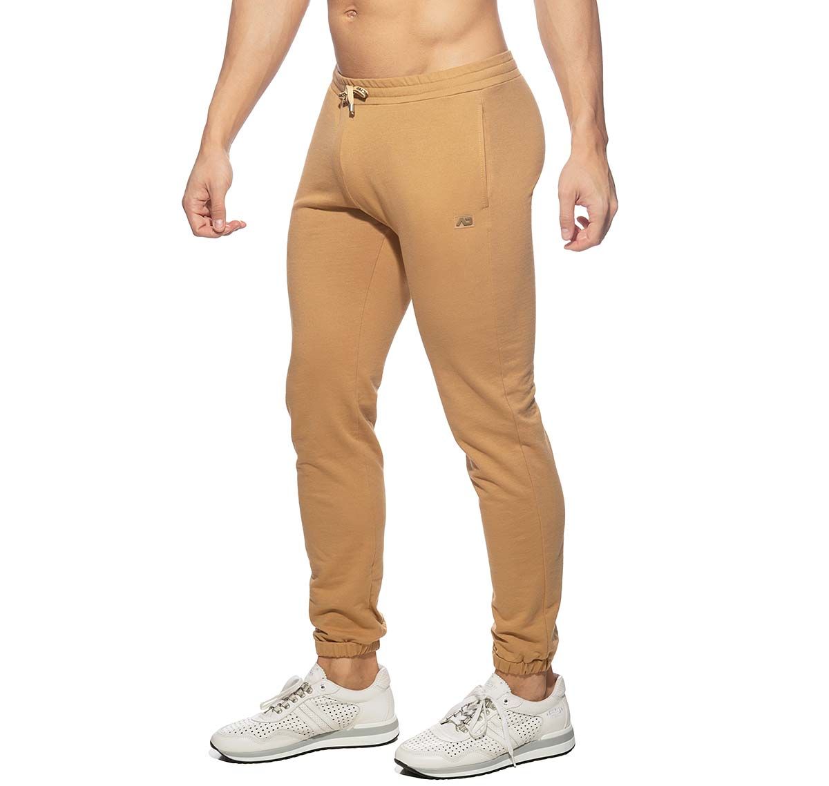 Addicted Pantaloni sportivi lunghi PLAIN HOMEWEAR PANTS AD1061, senape
