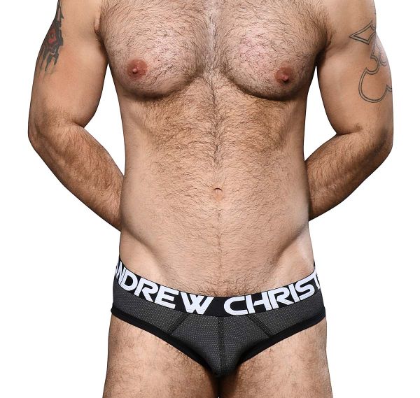 Andrew Christian Slip ACTIVE SPORTS BRIEF 92697, gris 