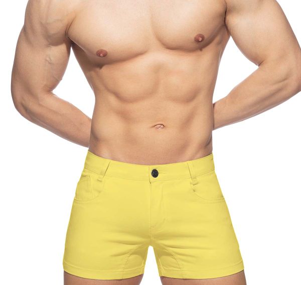 Addicted Shorts 5 POCKETS SUMMER SHORTS AD1195, amarillo 