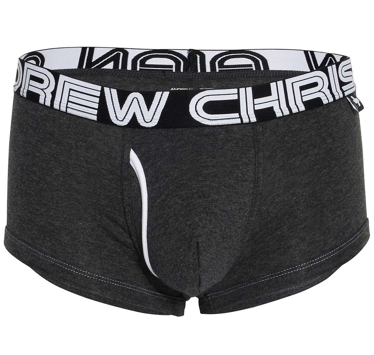 Andrew Christian Boxershorts FLY TAGLESS BOXER w/ ALMOST NAKED 92588, grau