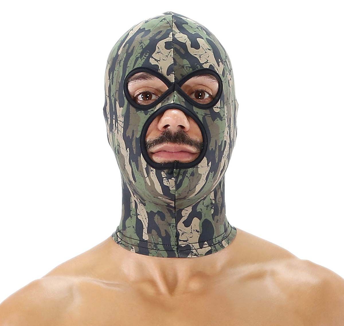 TOF Fetish-Mask MASTER HOOD CAMO CA001CK, camouflage