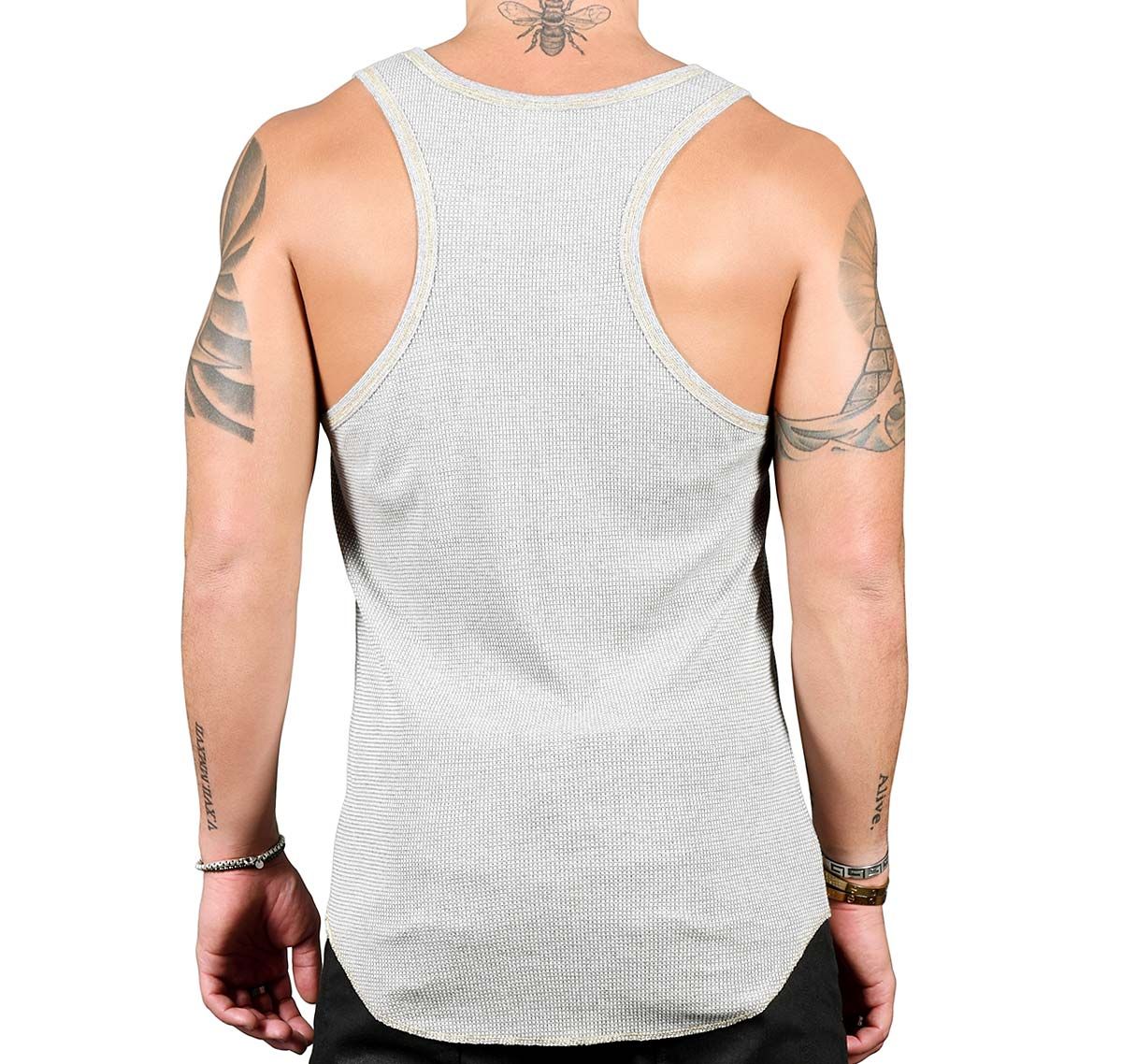 Andrew Christian Camiseta de tirantes VIBE TRAINING THERMAL TANK 2752, gris