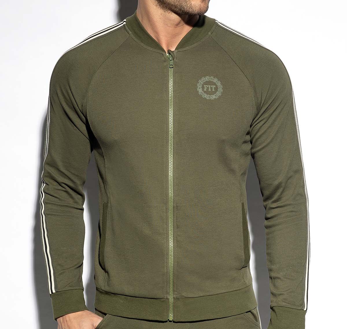 ES Collection Giacca sportiva FIT TAPE JACKET SP208, verde