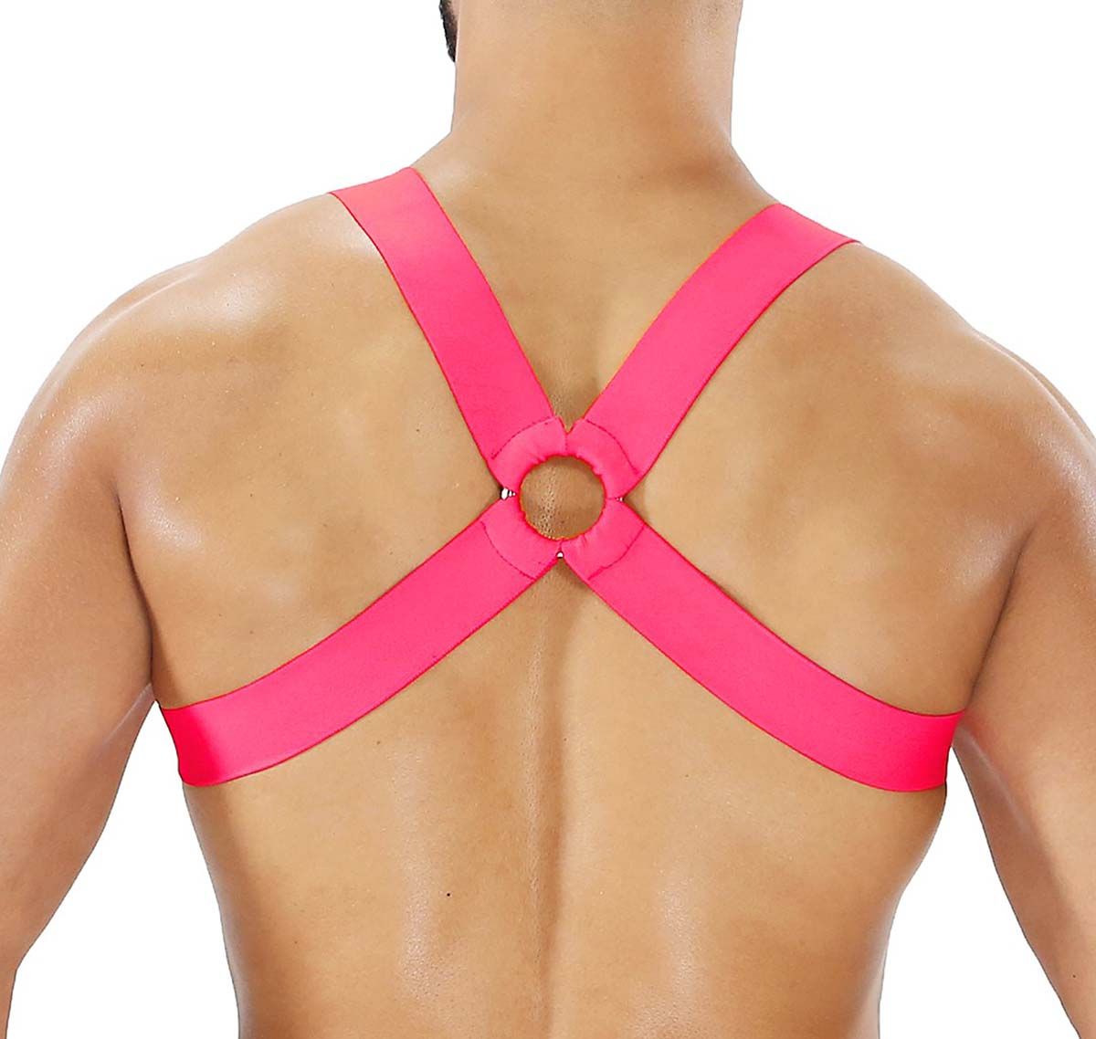 TOF Harness FETISH ELASTIC HARNESS NEON PINK H0017PF, pink