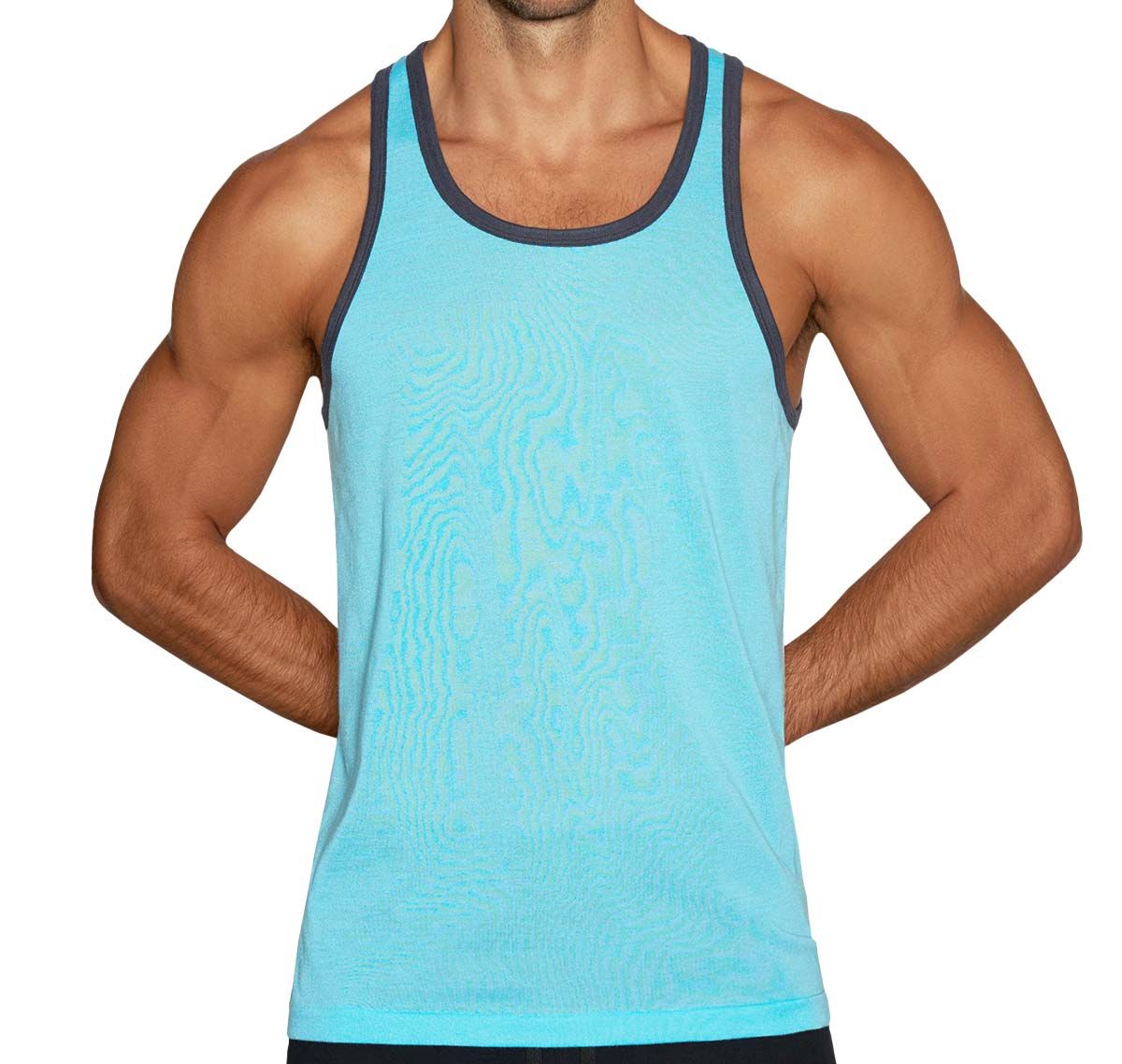 C-IN2 Tank Top SUPER BRIGHT RELAXED TANK 1006J-463A, blue