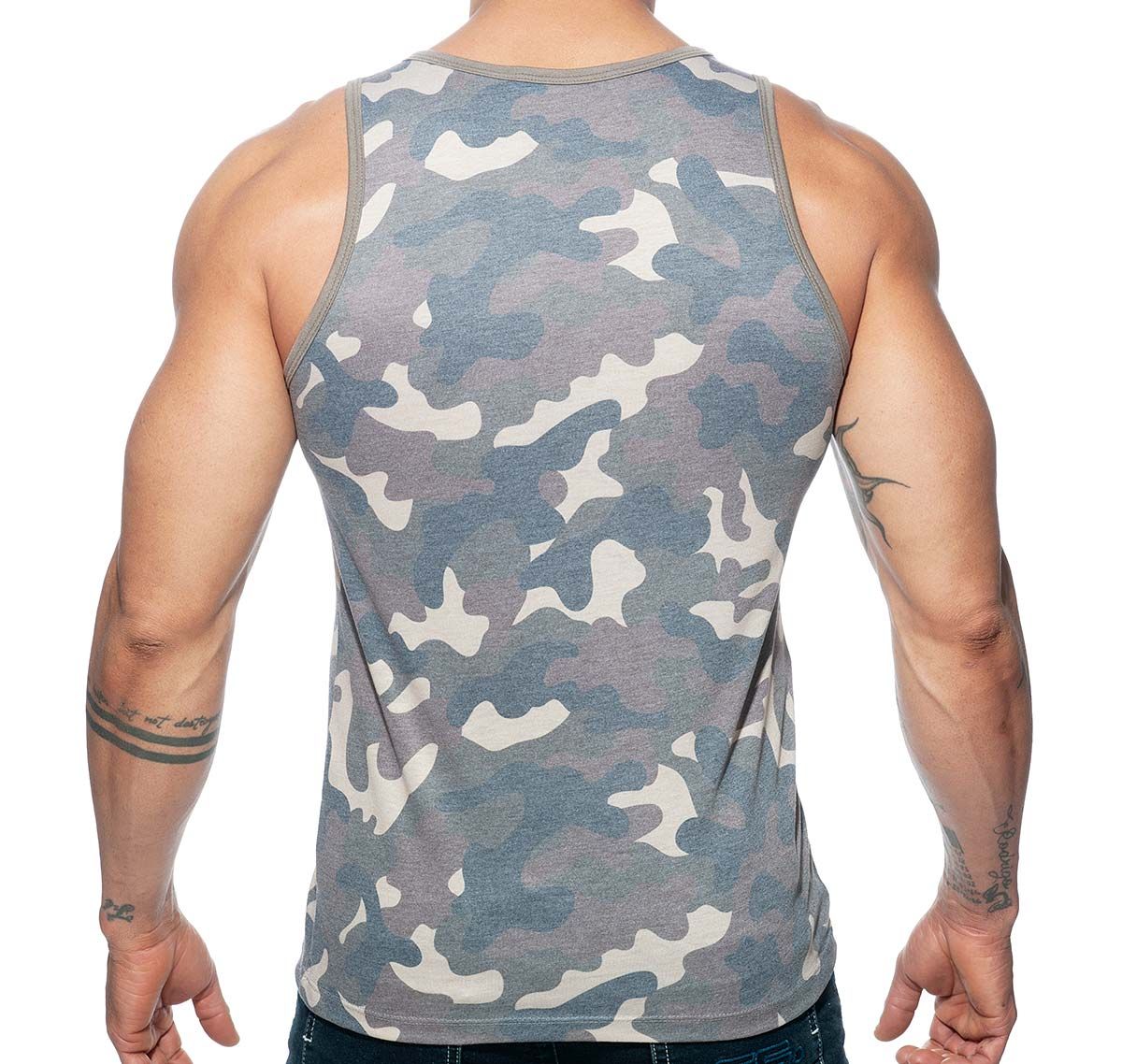 Addicted Canotta ADDICTED WASHED CAMO TANK TOP AD801, camouflage