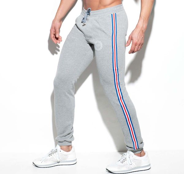 ES Collection Pantaloni sportivi lunghi FIT TAPE SPORT PANT SP209, grigio 