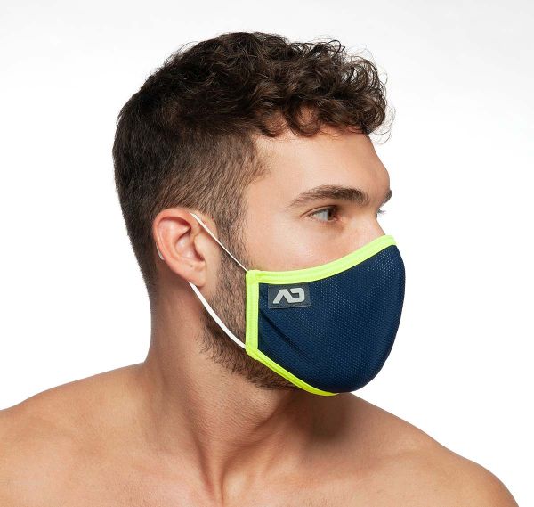 ADDICTED Face mask SPIDER MASK AC106, navy