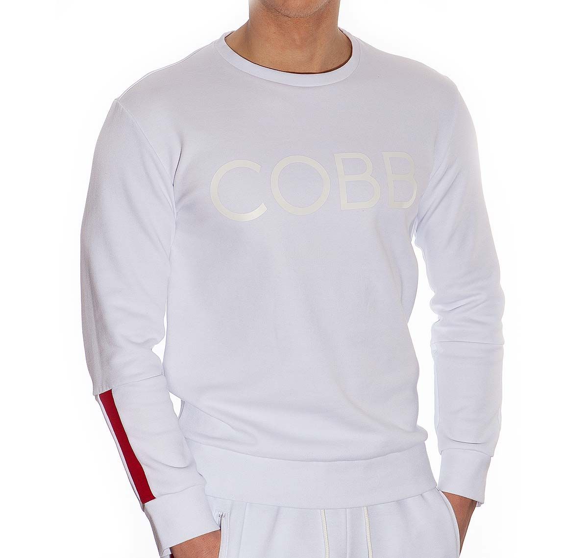 Alexander COBB Sweatshirt SWEETER WHITE, blanc