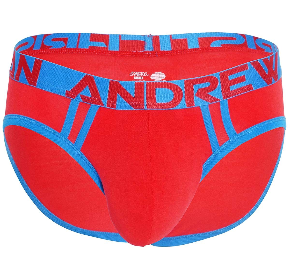 Andrew Christian Slip COOLFLEX MODAL ACTIVE BRIEF w/ Show-It 92522, rosso