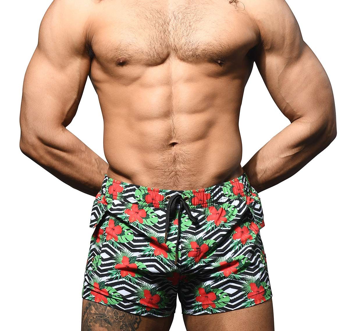 Andrew Christian swim shorts MIAMI CARGO SWIM SHORTS 70080, multicolor
