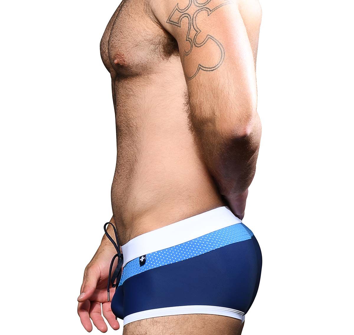Andrew Christian Swim Shorts BREAKWATER MESH TRUNK 7920, multicolor-blue