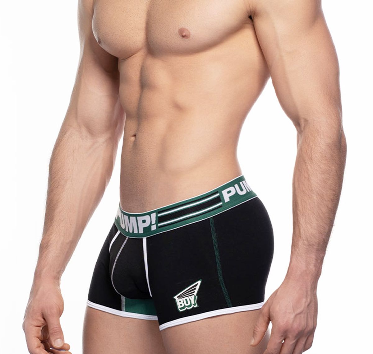 PUMP! ondergoed boxer BOOST BOXER 11101, zwart-groen