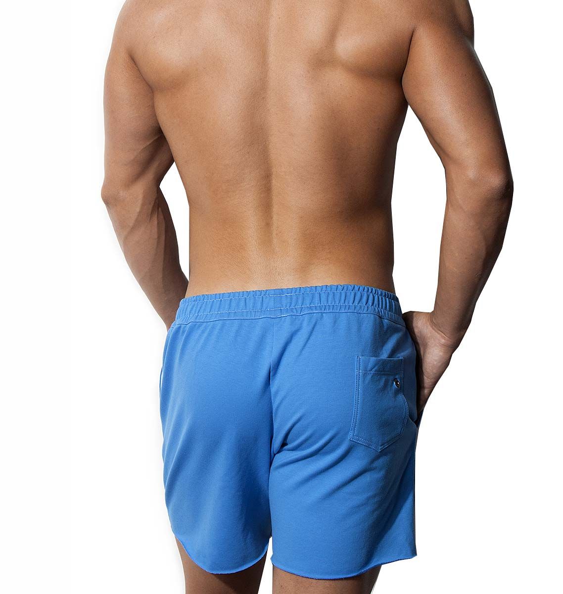 Alexander COBB Pantaloni sportivi corti Athletic Wear LONG BLUE, blu
