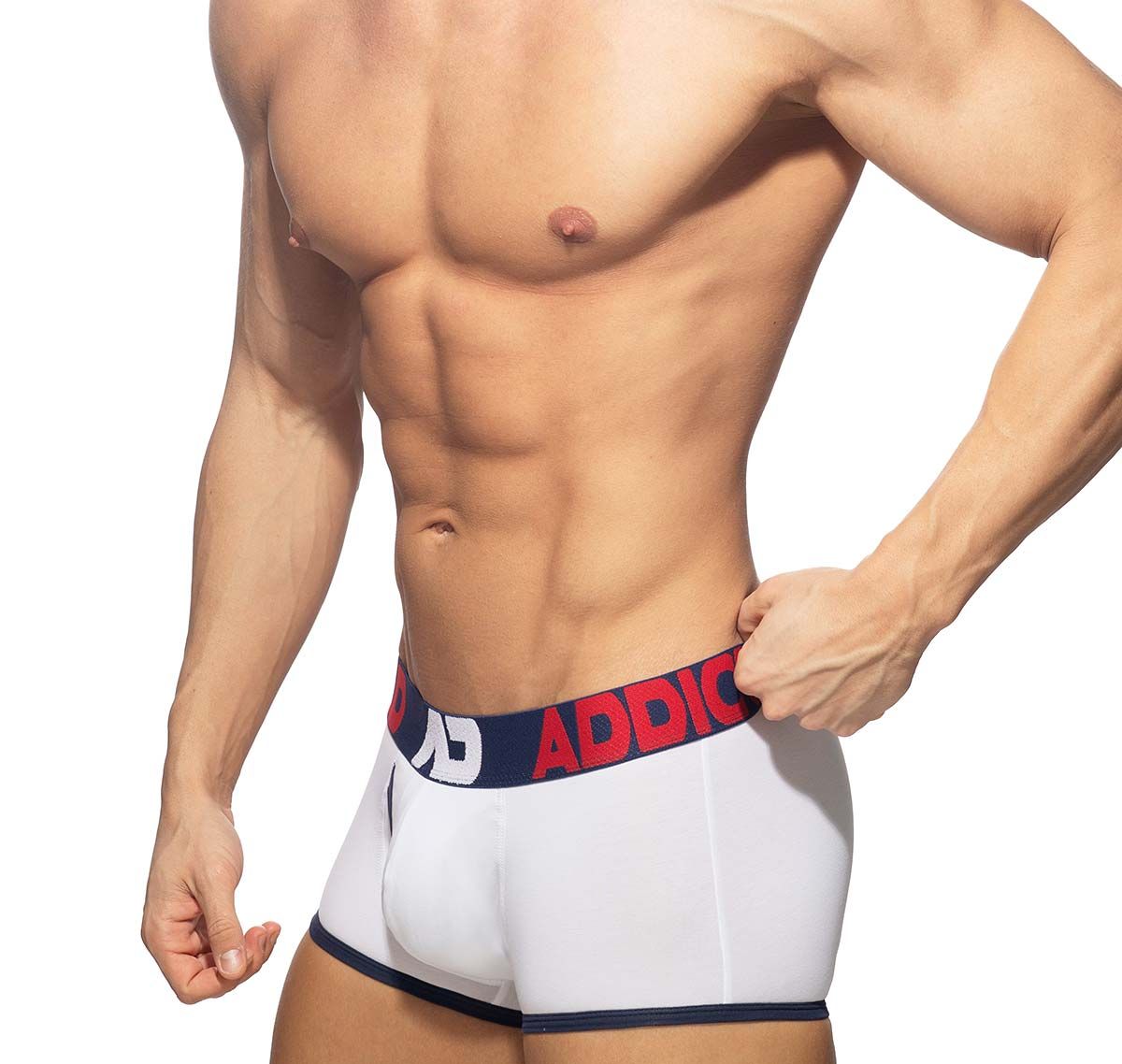 Addicted Boxershorts OPEN FLY COTTON TRUNK AD1203, navy