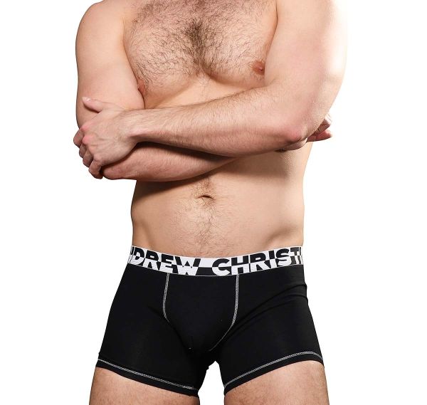 Andrew Christian Boxers ALMOST NAKED HANG-FREE BOXER 93019, black