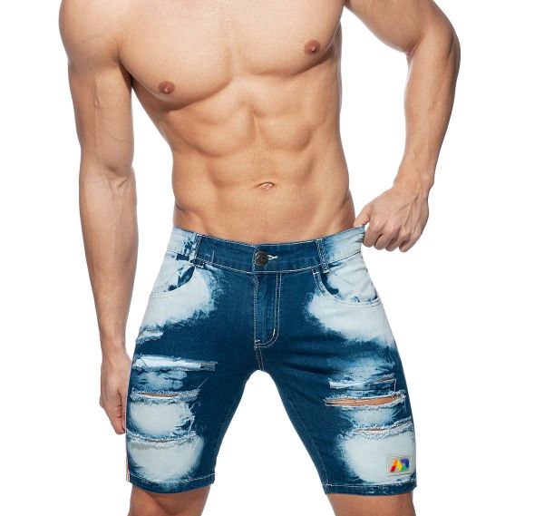 Addicted Shorts en jean PRIDE SHORT JEANS AD940, bleu marine 