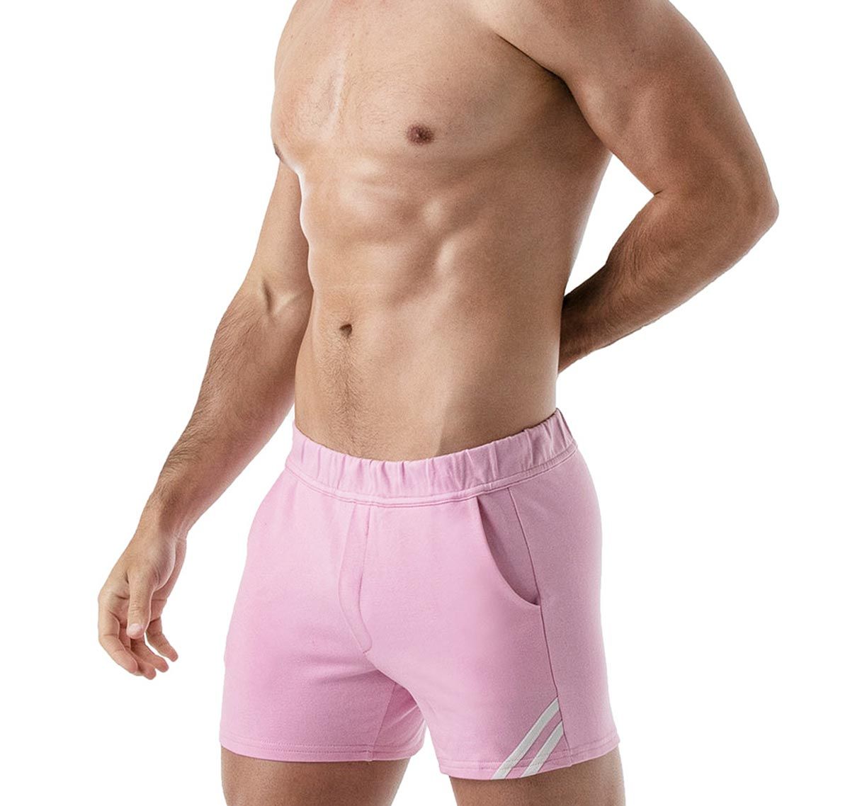 TOF Pantaloni sportivi lunghi PARIS SHORTS PURPLE SH0009PB, rosa