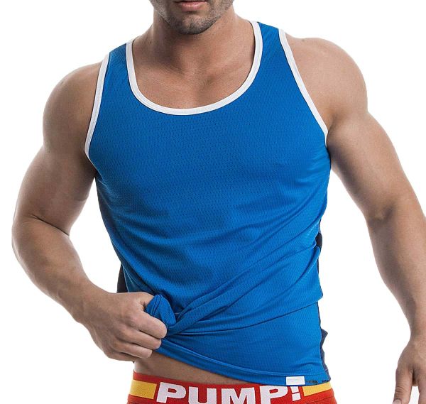 Pump! Camiseta de tirantes TITAN TANK 05 14011, azul 