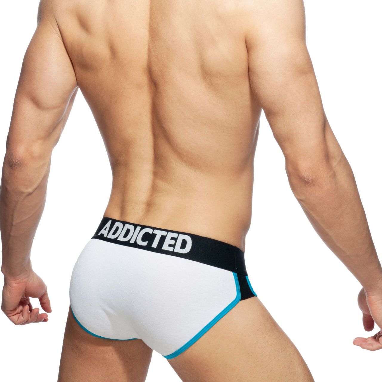 Addicted 3 Pack Briefs SECOND SKIN 3 PACK BRIEF, AD897P, white/royal blue/navy blue