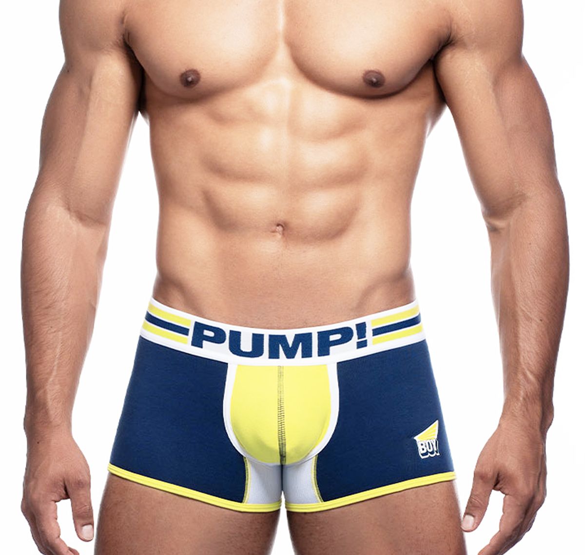 PUMP! ondergoed boxer RECHARGE BOXER 11099, marineblauw