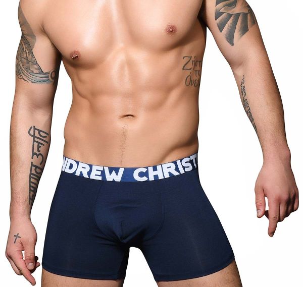 Andrew Christian Boxers ALMOST NAKED BAMBOO BOXER 92625, navy