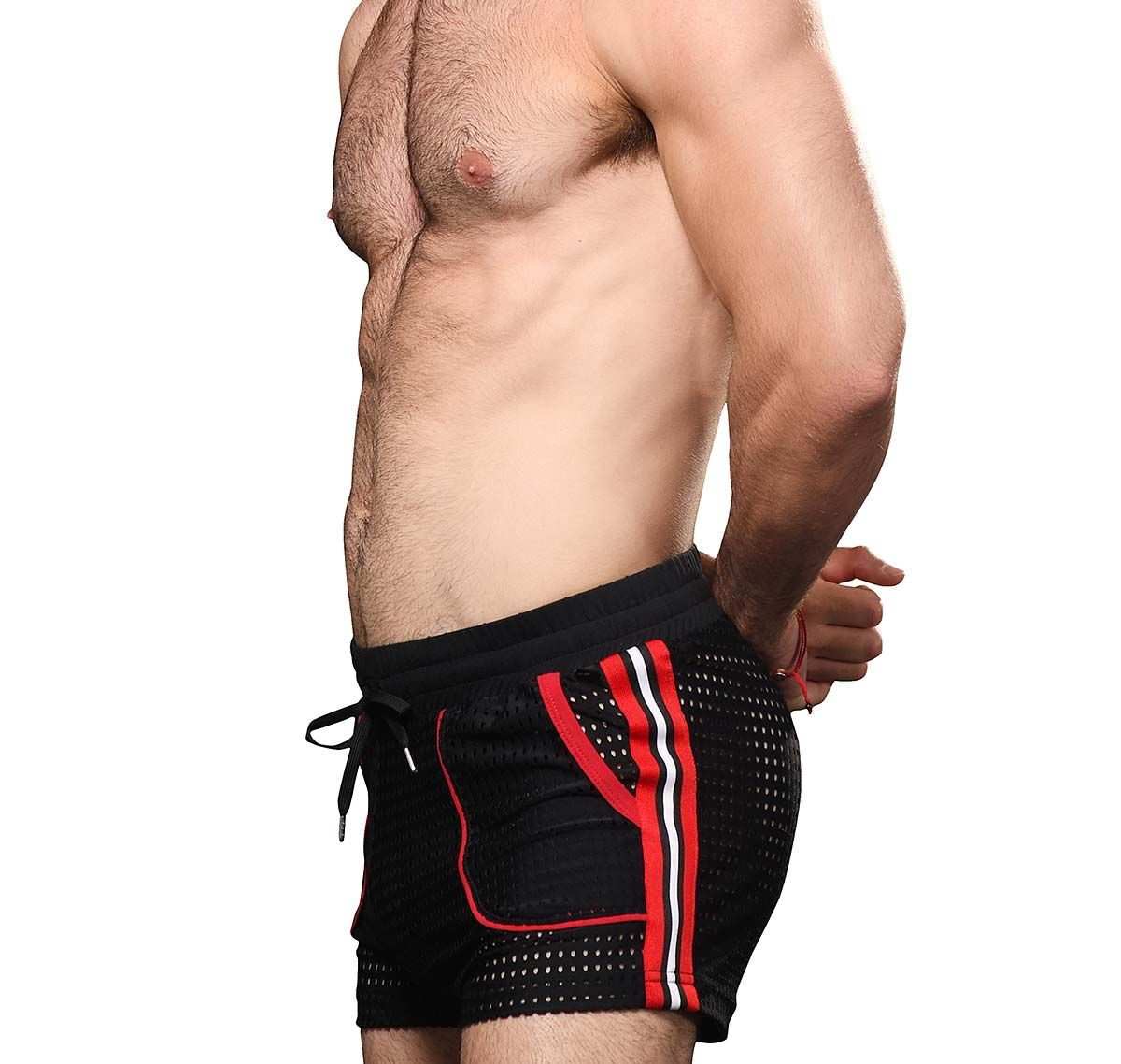Andrew Christian Short deportivo COMPETITION MESH SHORTS 6770, negro