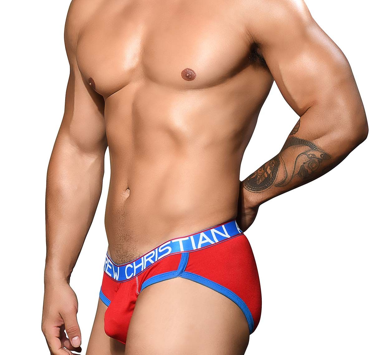 Andrew Christian Slip COOLFLEX MODAL BRIEF w/ Show-It 92337, rosso