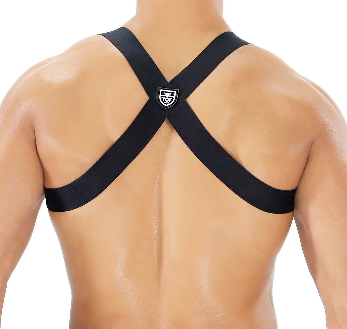 TOF Imbracatura PARTY BOY ELASTIC HARNESS BLACK H0018N, nero
