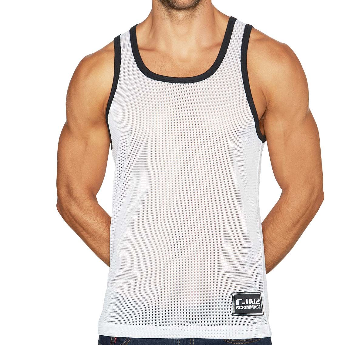 C-IN2 Canotta SCRIMMAGE RELAXED TANK 6806-115, bianco