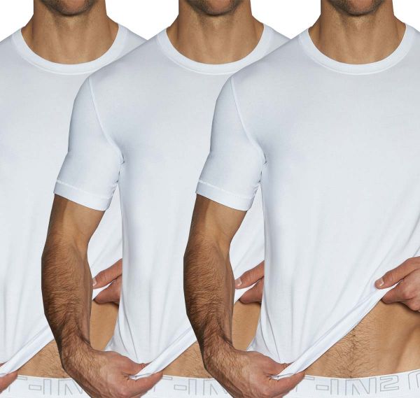 C-IN2 Pack of 3 T-Shirts 3Pk CREW NECKS 1305-100, white
