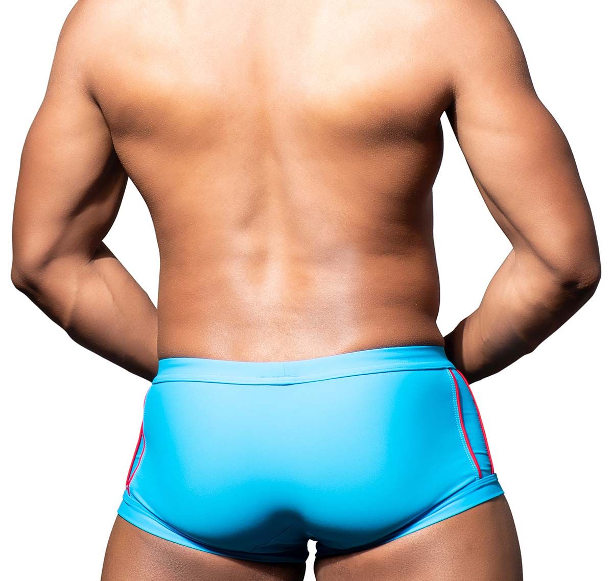 Andrew Christian zwembroek BULGE C-RING TRUNK 70070, turquoise